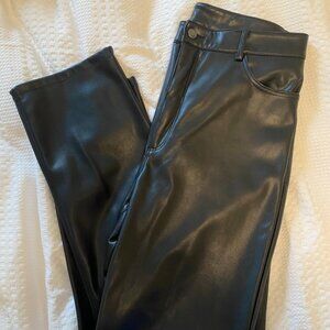 Dynamite black faux leather pants
